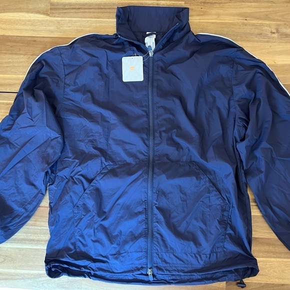 Fabletics Oversized Flyweight Lightweight Windbreaker Jacket Reflective Stripe - Picture 8 of 9